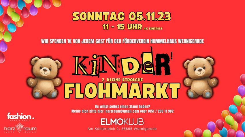 Kinderflohmarkt Elmo November 2023